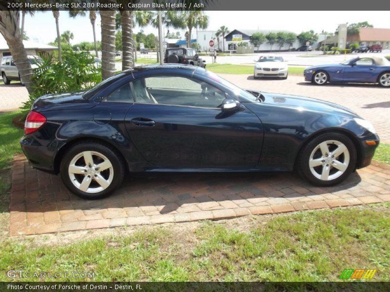 Caspian Blue Metallic / Ash 2006 Mercedes-Benz SLK 280 Roadster