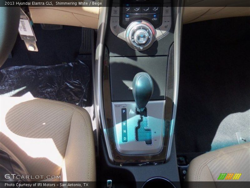 Shimmering White / Beige 2013 Hyundai Elantra GLS