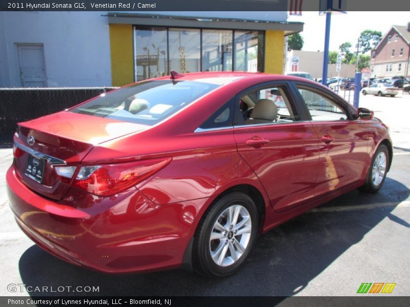 Venetian Red / Camel 2011 Hyundai Sonata GLS