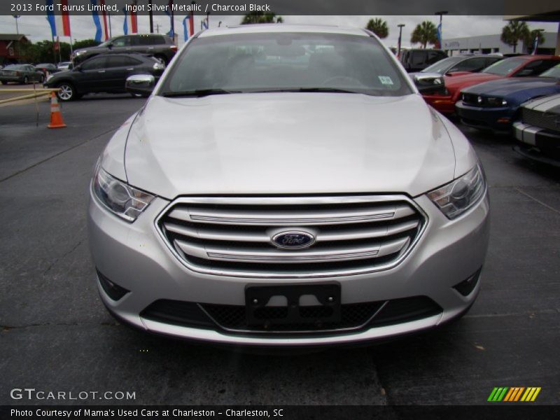 Ingot Silver Metallic / Charcoal Black 2013 Ford Taurus Limited
