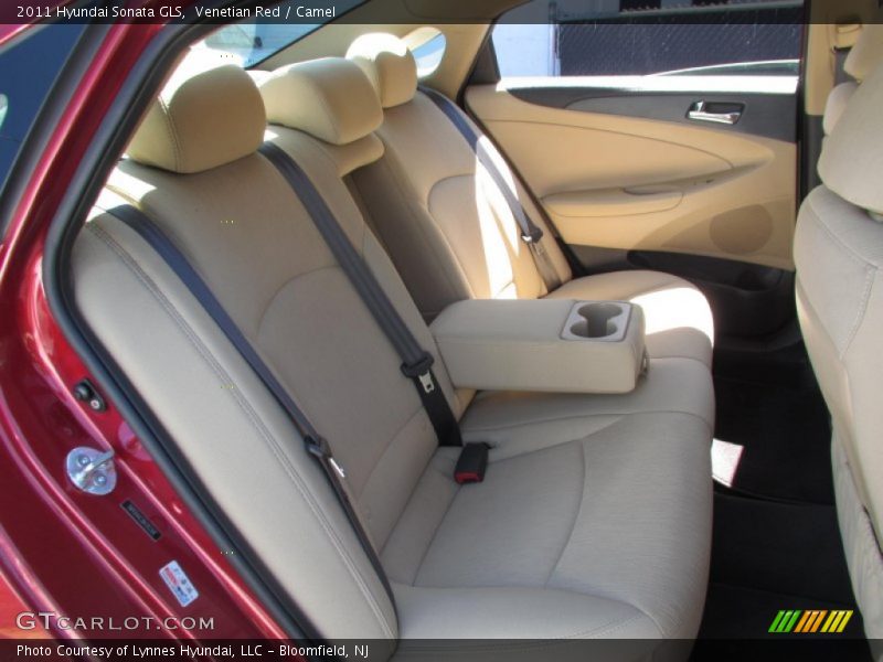 Venetian Red / Camel 2011 Hyundai Sonata GLS