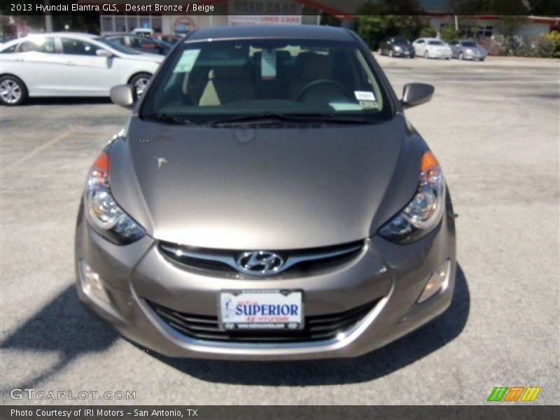 Desert Bronze / Beige 2013 Hyundai Elantra GLS