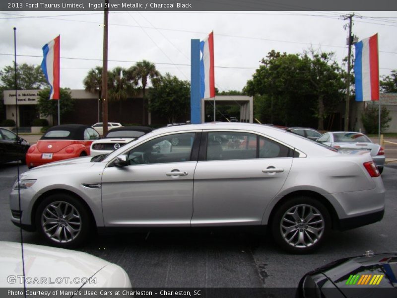 Ingot Silver Metallic / Charcoal Black 2013 Ford Taurus Limited