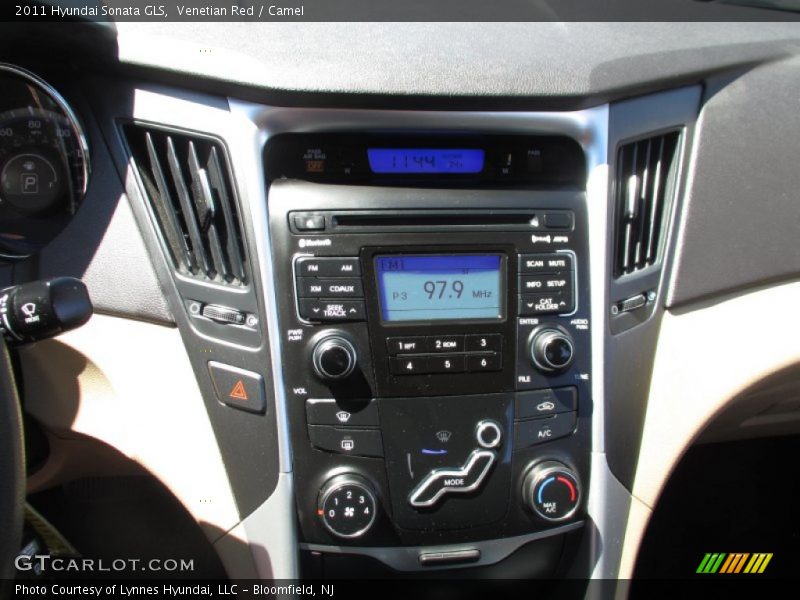 Venetian Red / Camel 2011 Hyundai Sonata GLS