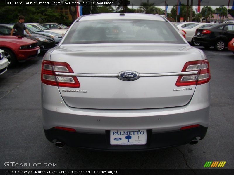 Ingot Silver Metallic / Charcoal Black 2013 Ford Taurus Limited