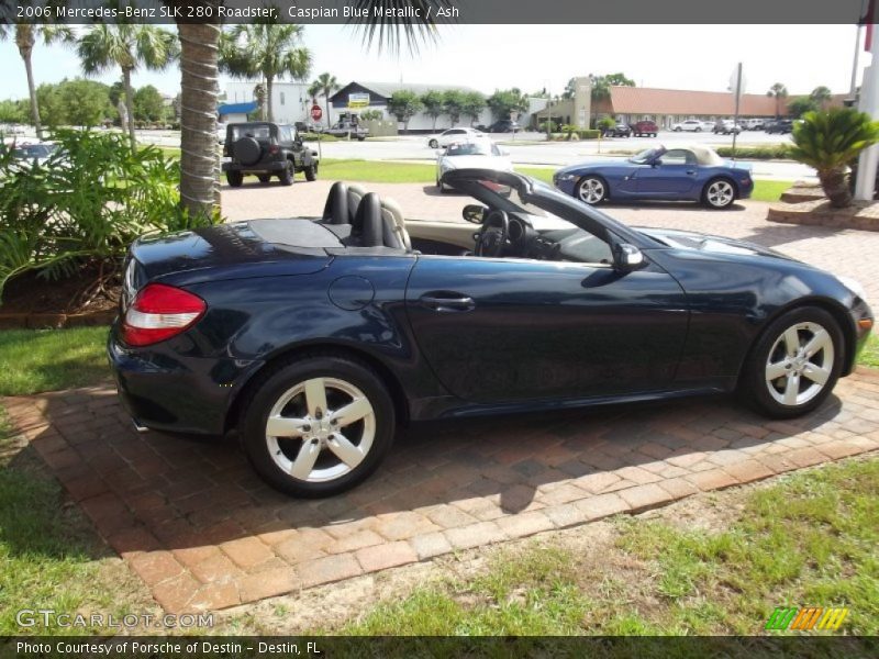 Caspian Blue Metallic / Ash 2006 Mercedes-Benz SLK 280 Roadster