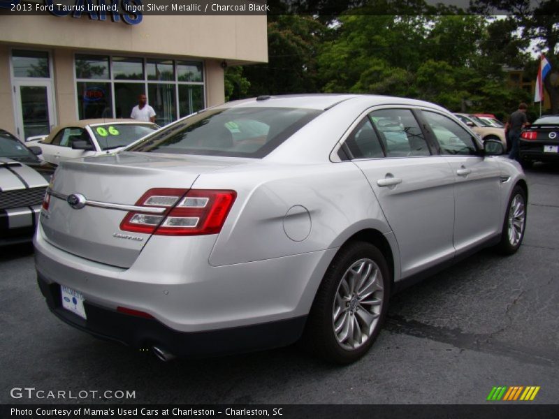 Ingot Silver Metallic / Charcoal Black 2013 Ford Taurus Limited