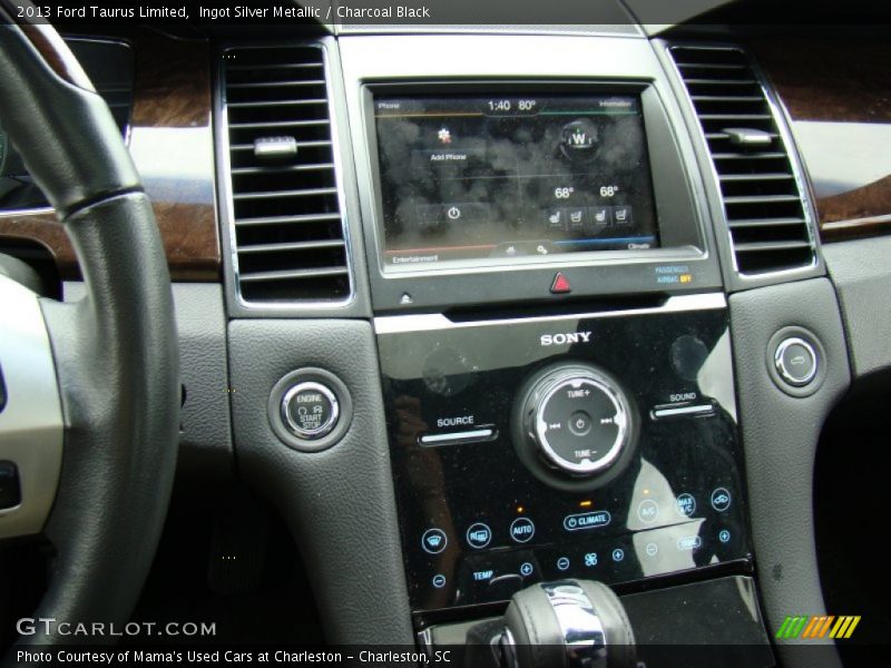 Ingot Silver Metallic / Charcoal Black 2013 Ford Taurus Limited