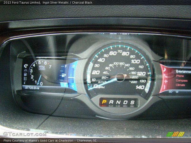 Ingot Silver Metallic / Charcoal Black 2013 Ford Taurus Limited
