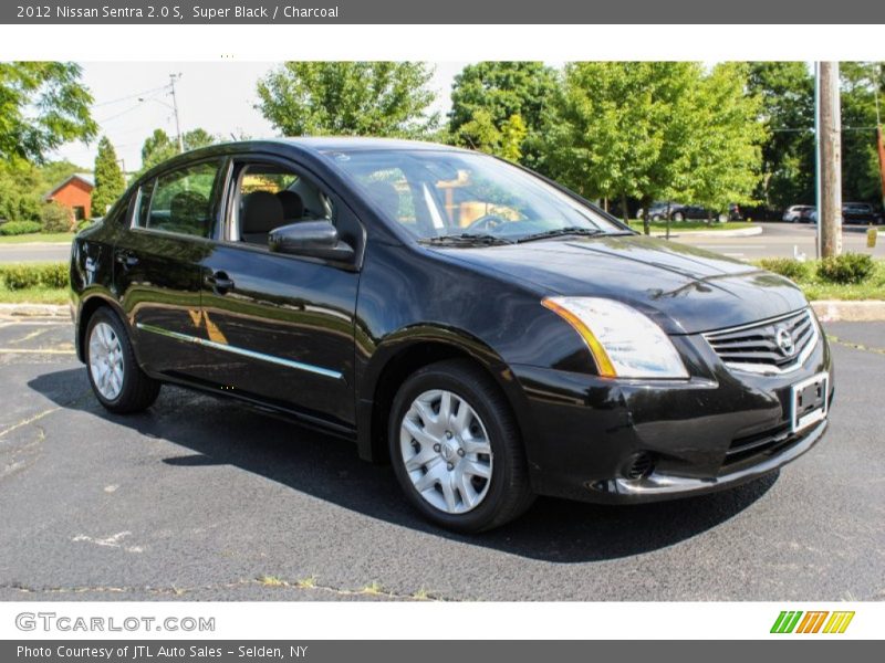 Super Black / Charcoal 2012 Nissan Sentra 2.0 S