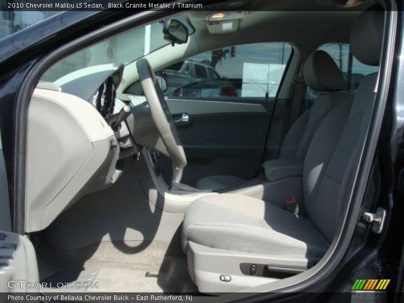Black Granite Metallic / Titanium 2010 Chevrolet Malibu LS Sedan