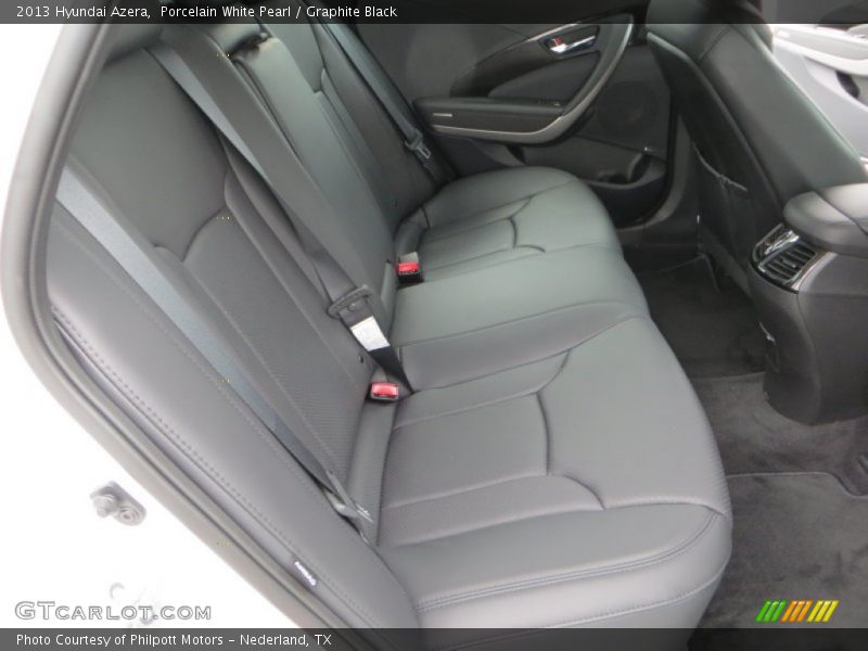 Porcelain White Pearl / Graphite Black 2013 Hyundai Azera