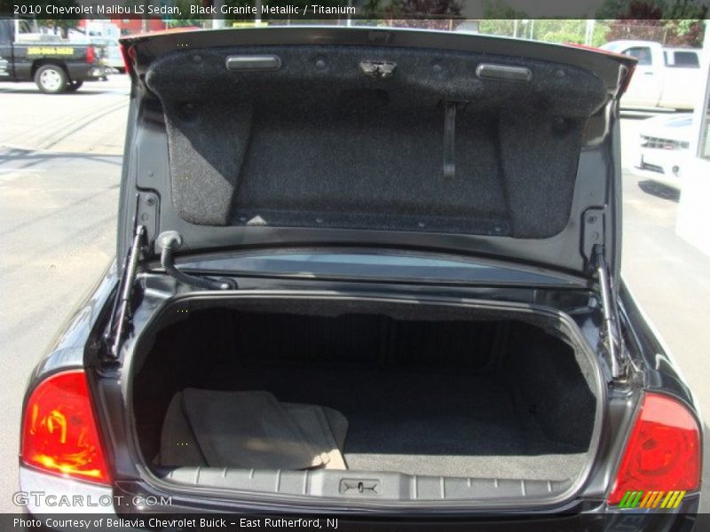 Black Granite Metallic / Titanium 2010 Chevrolet Malibu LS Sedan