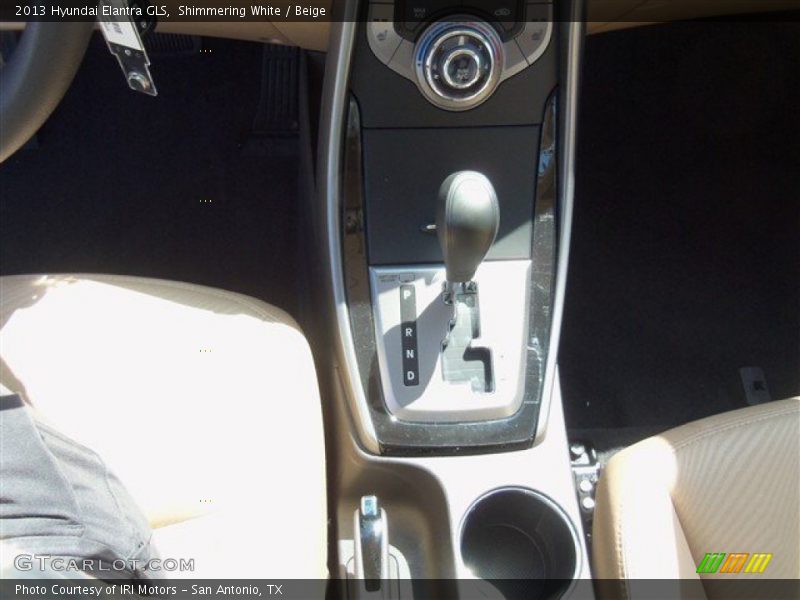 Shimmering White / Beige 2013 Hyundai Elantra GLS