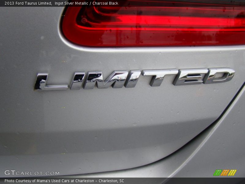 Ingot Silver Metallic / Charcoal Black 2013 Ford Taurus Limited
