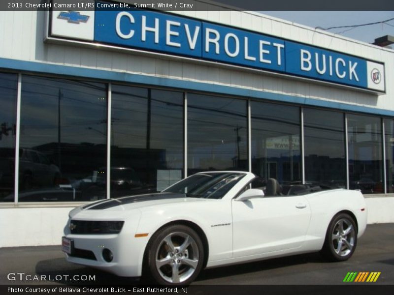 Summit White / Gray 2013 Chevrolet Camaro LT/RS Convertible