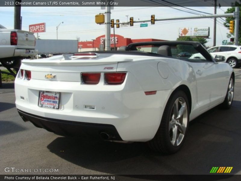 Summit White / Gray 2013 Chevrolet Camaro LT/RS Convertible