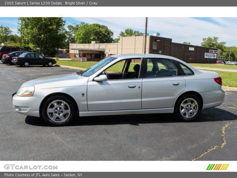 Bright Silver / Gray 2003 Saturn L Series L200 Sedan