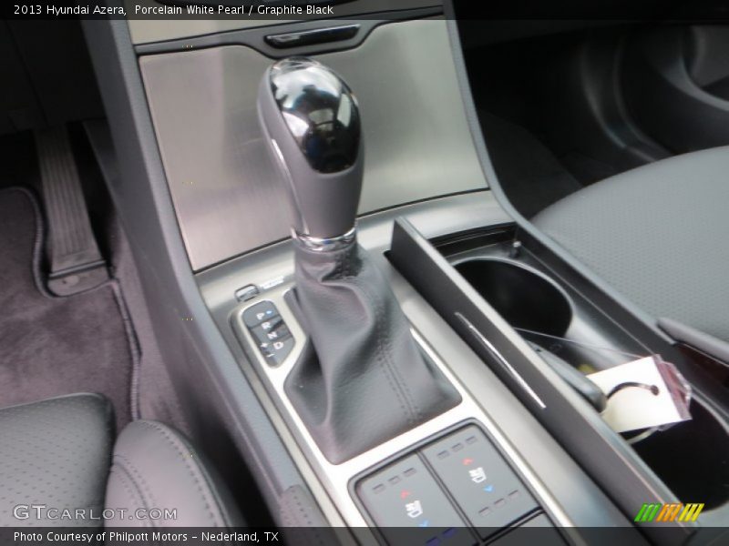 Porcelain White Pearl / Graphite Black 2013 Hyundai Azera