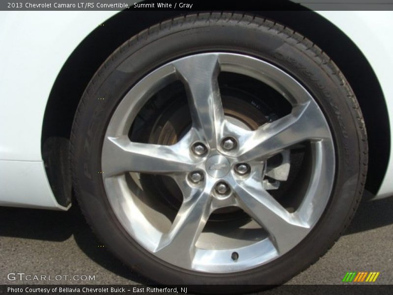 Summit White / Gray 2013 Chevrolet Camaro LT/RS Convertible