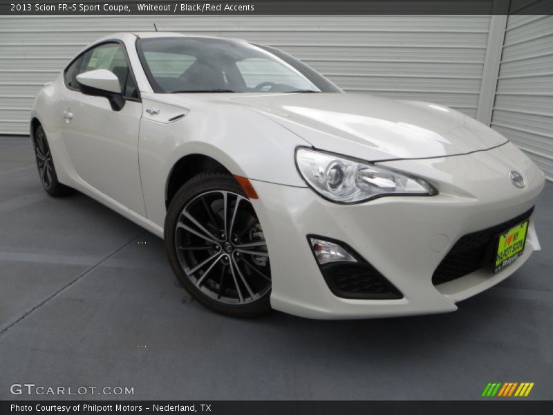 Whiteout / Black/Red Accents 2013 Scion FR-S Sport Coupe