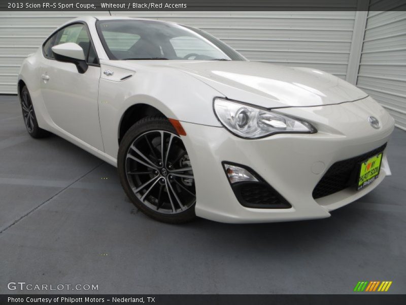 Whiteout / Black/Red Accents 2013 Scion FR-S Sport Coupe