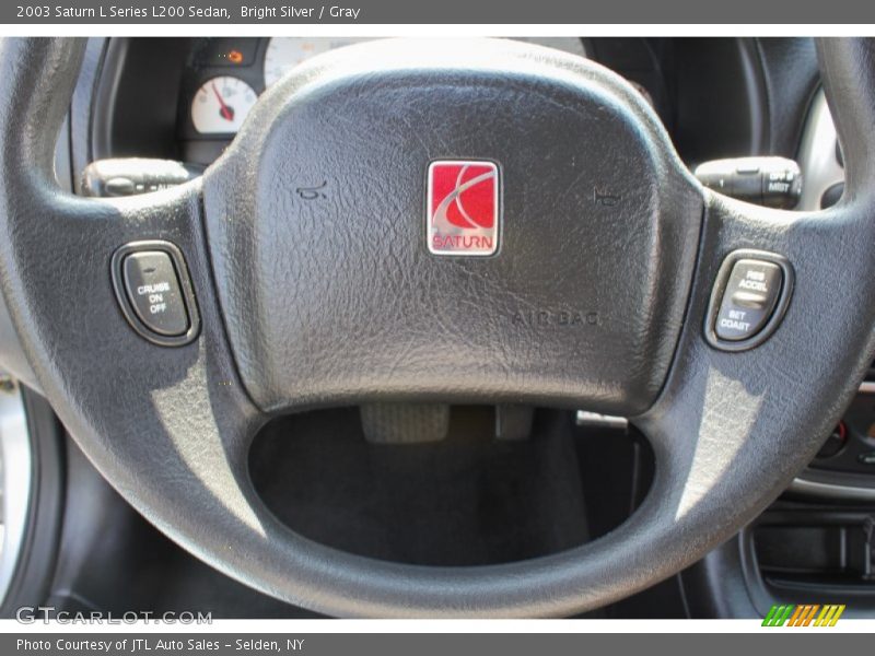 Bright Silver / Gray 2003 Saturn L Series L200 Sedan