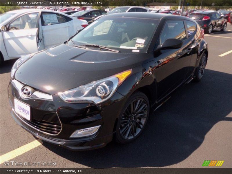 Ultra Black / Black 2013 Hyundai Veloster RE:MIX Edition