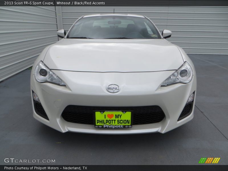 Whiteout / Black/Red Accents 2013 Scion FR-S Sport Coupe