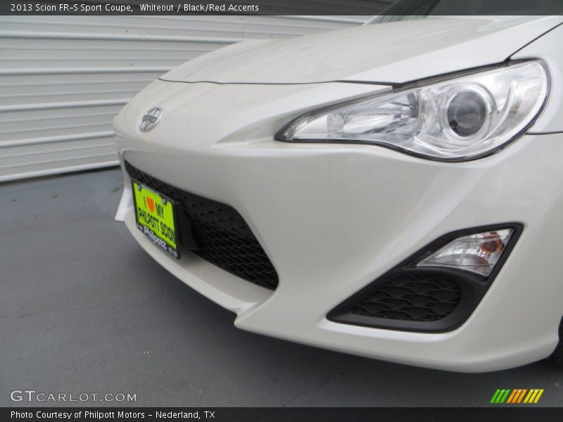 Whiteout / Black/Red Accents 2013 Scion FR-S Sport Coupe