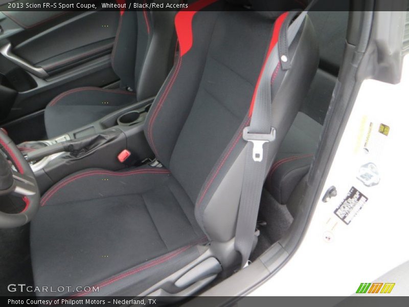Whiteout / Black/Red Accents 2013 Scion FR-S Sport Coupe