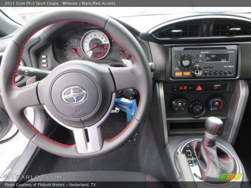 Whiteout / Black/Red Accents 2013 Scion FR-S Sport Coupe
