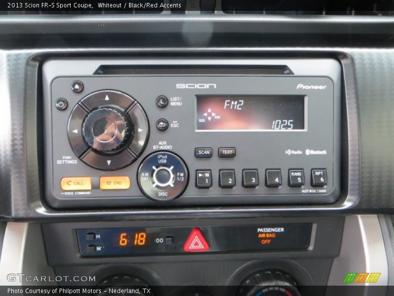 Whiteout / Black/Red Accents 2013 Scion FR-S Sport Coupe