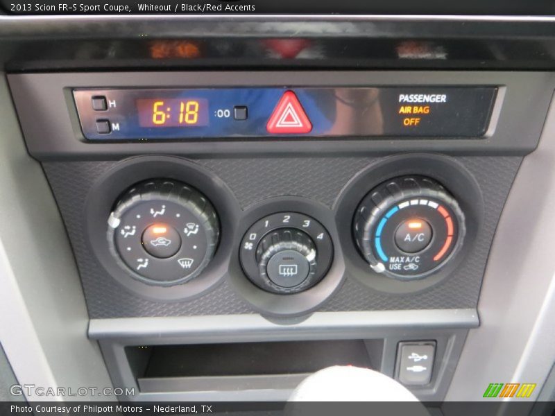 Whiteout / Black/Red Accents 2013 Scion FR-S Sport Coupe