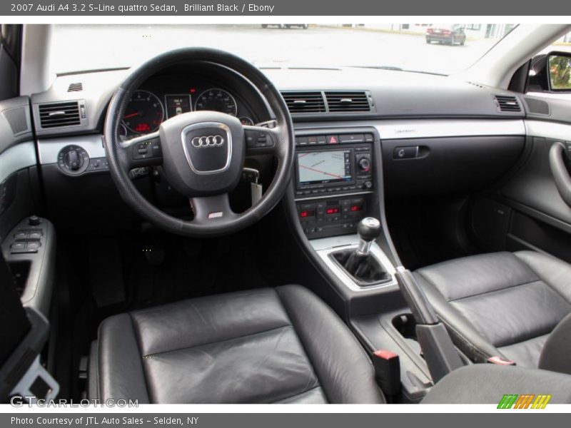 Ebony Interior - 2007 A4 3.2 S-Line quattro Sedan 