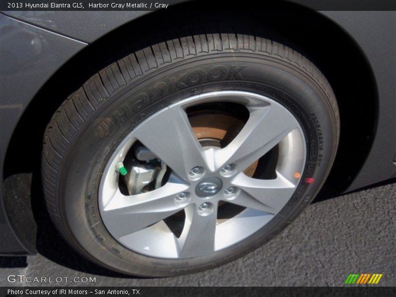 Harbor Gray Metallic / Gray 2013 Hyundai Elantra GLS