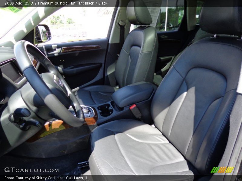 Brilliant Black / Black 2009 Audi Q5 3.2 Premium quattro