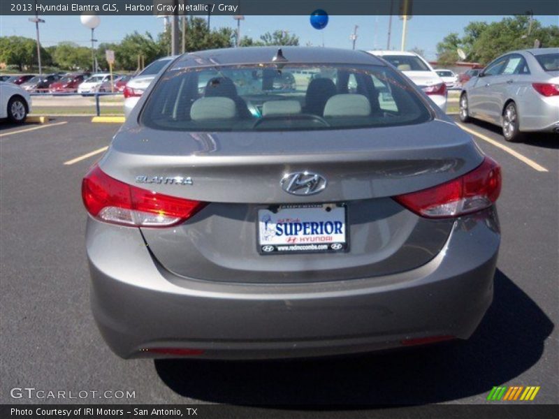 Harbor Gray Metallic / Gray 2013 Hyundai Elantra GLS