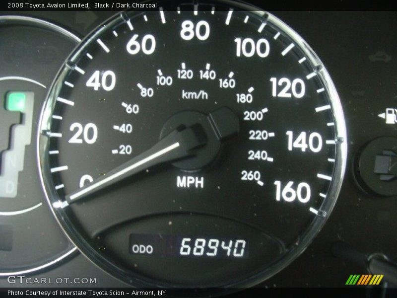 Black / Dark Charcoal 2008 Toyota Avalon Limited