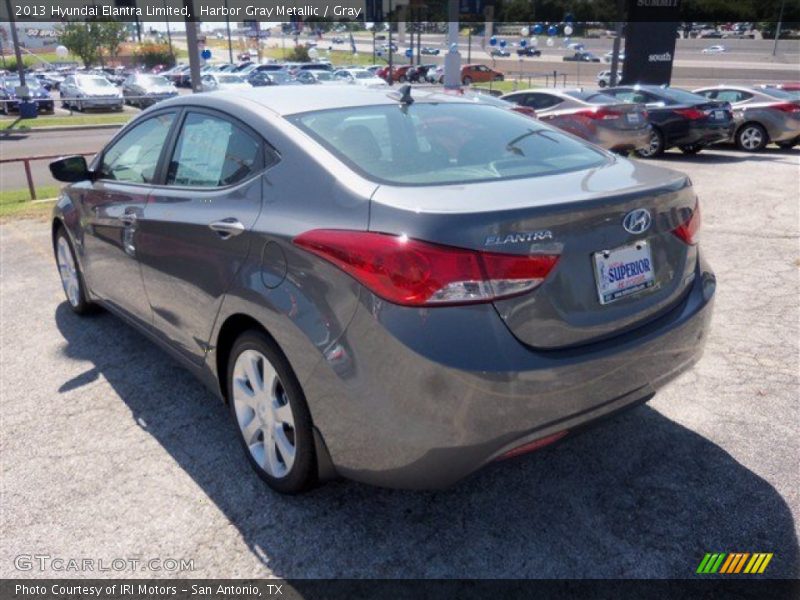 Harbor Gray Metallic / Gray 2013 Hyundai Elantra Limited