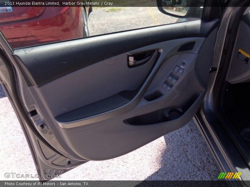 Harbor Gray Metallic / Gray 2013 Hyundai Elantra Limited