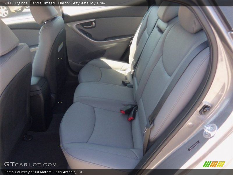Harbor Gray Metallic / Gray 2013 Hyundai Elantra Limited