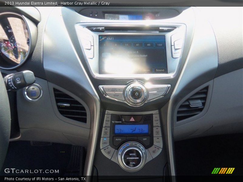 Harbor Gray Metallic / Gray 2013 Hyundai Elantra Limited