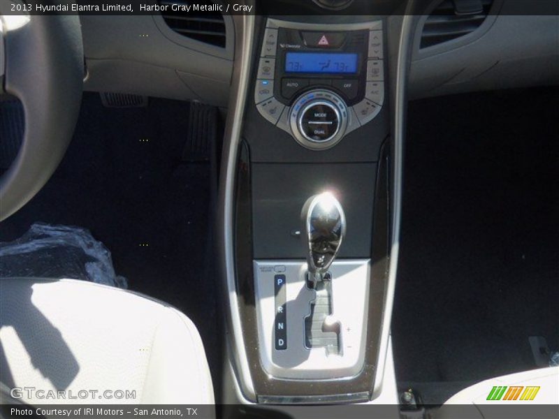 Harbor Gray Metallic / Gray 2013 Hyundai Elantra Limited
