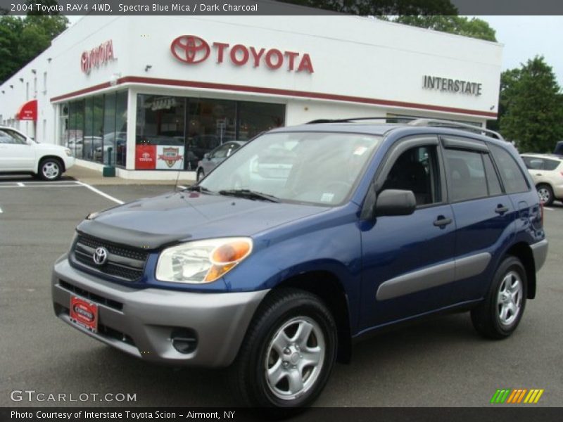 Spectra Blue Mica / Dark Charcoal 2004 Toyota RAV4 4WD