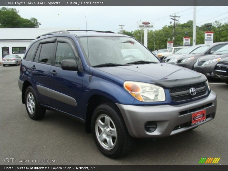 Spectra Blue Mica / Dark Charcoal 2004 Toyota RAV4 4WD
