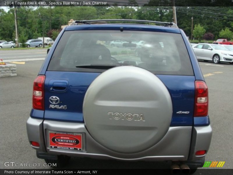 Spectra Blue Mica / Dark Charcoal 2004 Toyota RAV4 4WD