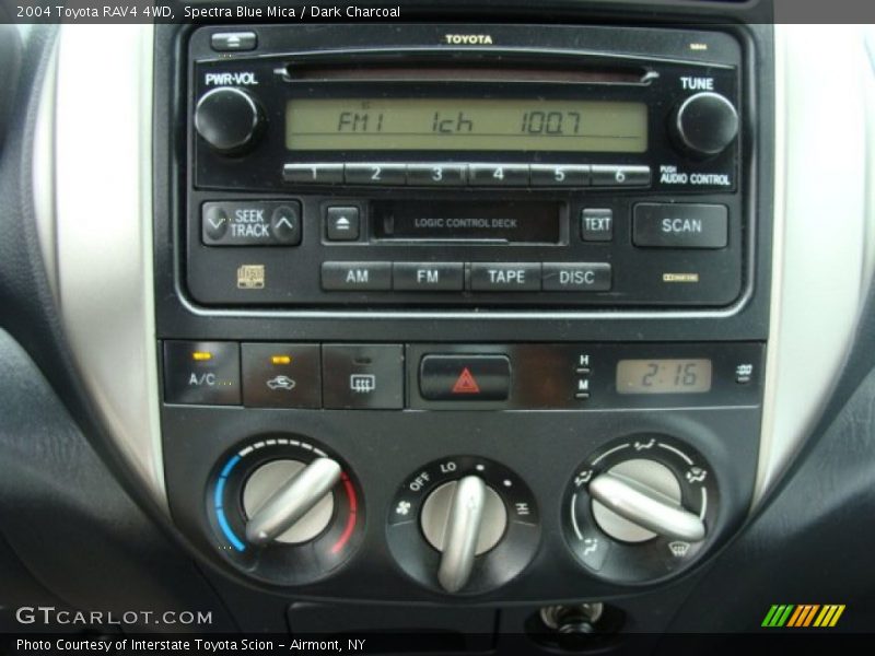Spectra Blue Mica / Dark Charcoal 2004 Toyota RAV4 4WD