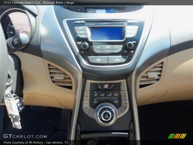 Midnight Black / Beige 2013 Hyundai Elantra GLS