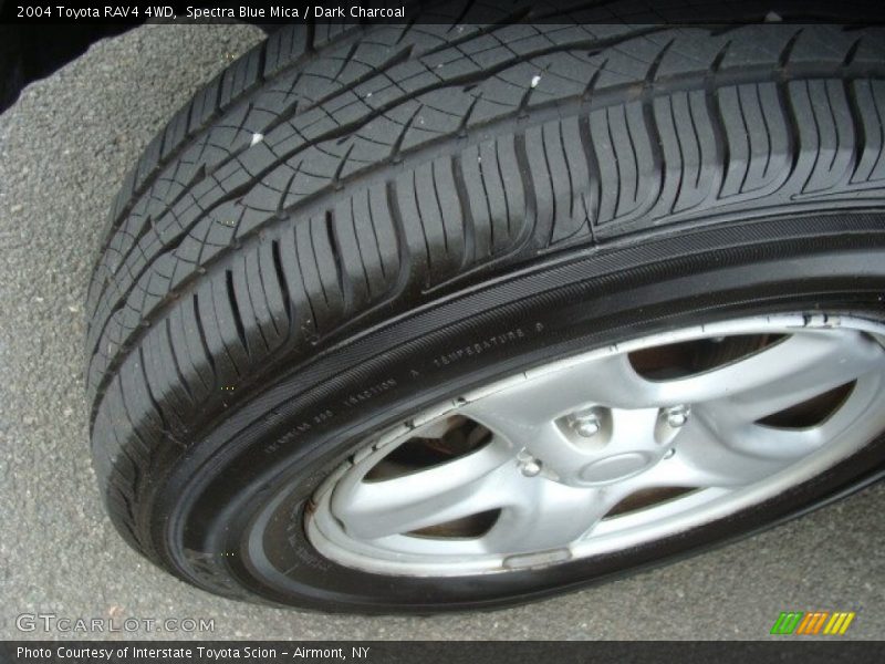Spectra Blue Mica / Dark Charcoal 2004 Toyota RAV4 4WD